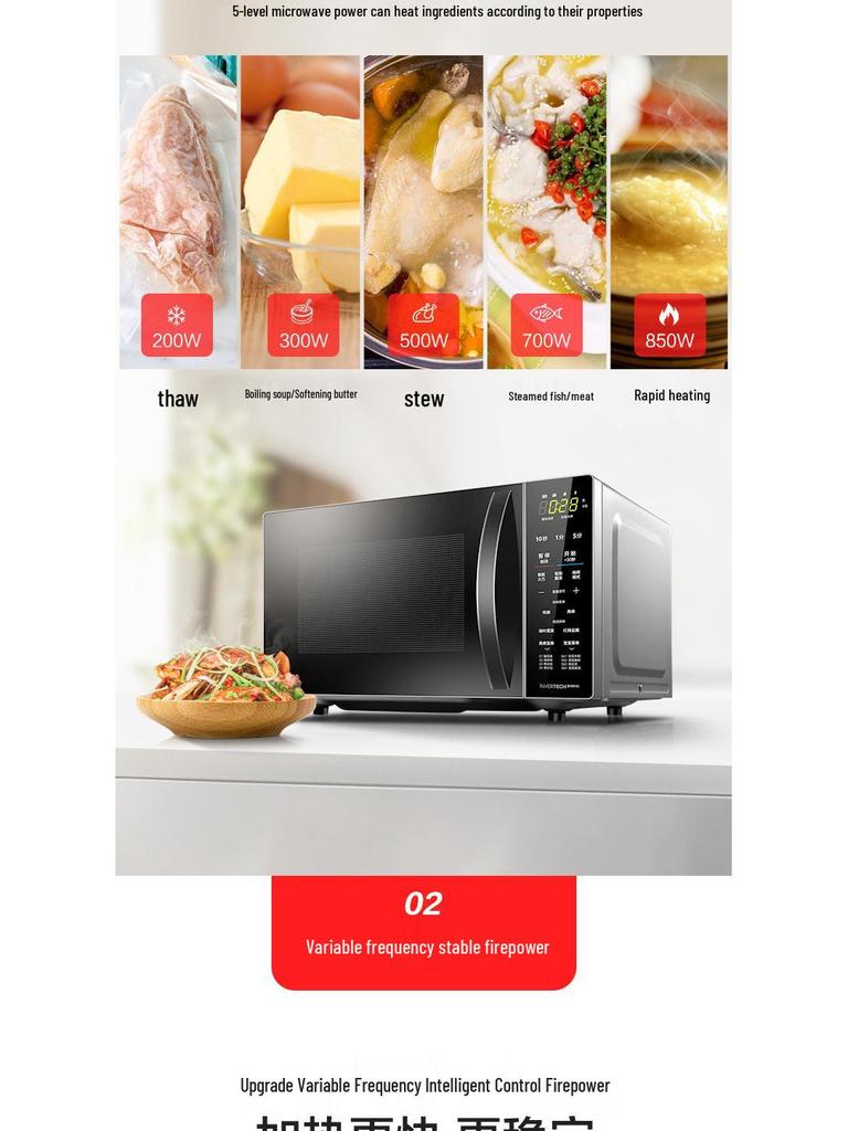 Midea M1-L201B Smart Microwave & Steam Oven with Inverter Technology