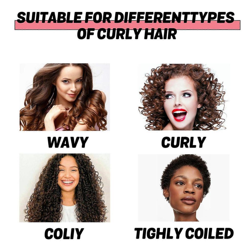 4 In 1 Curl Hair Styling Cream Hair Styling Maintenance Natural Soft Light Moisturizing Essence Elastin 1