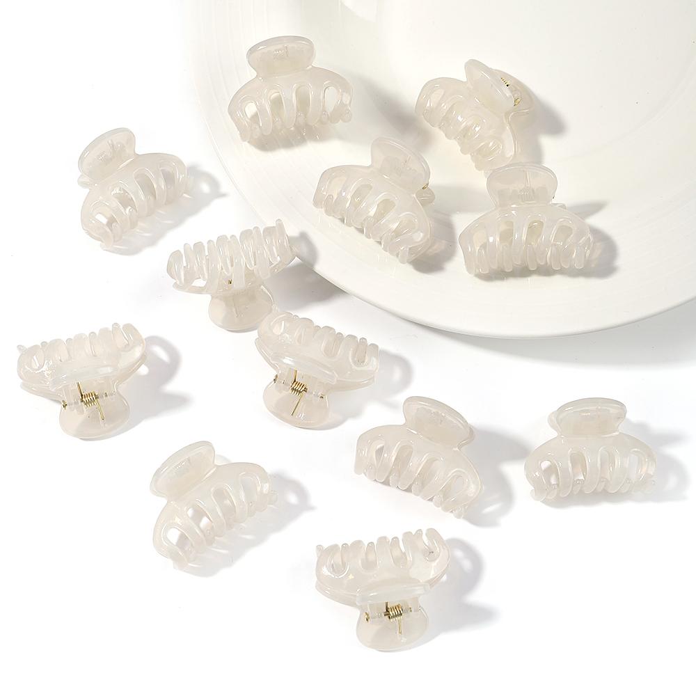 5Pcs/lot Mini Crab Clip Korean Lovely Scrub Women Girls Small Hair Claws Kids Sweet Hairpins Hairclips Hair Accessories