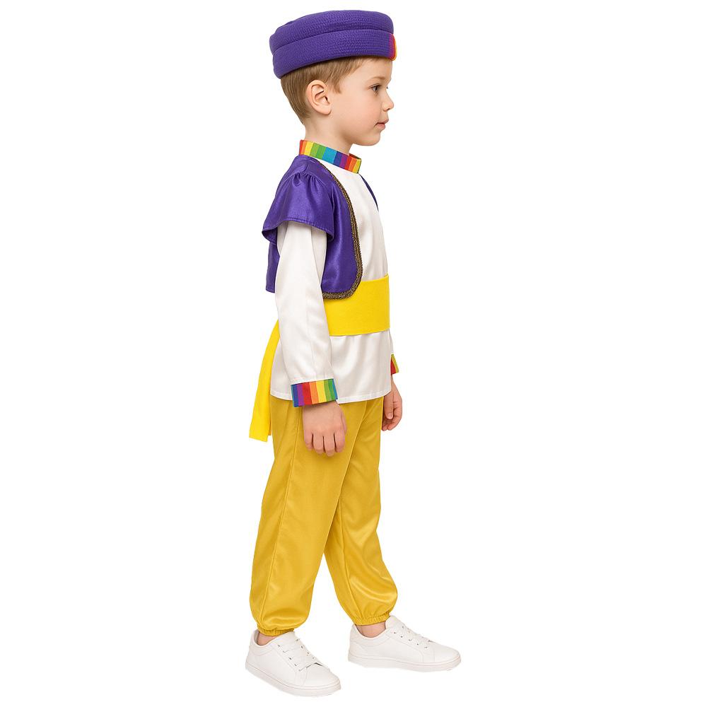 Boy's Arab Prince Costume Child Aladdin Halloween Cosplay Fancy Dress Clothes Full Set