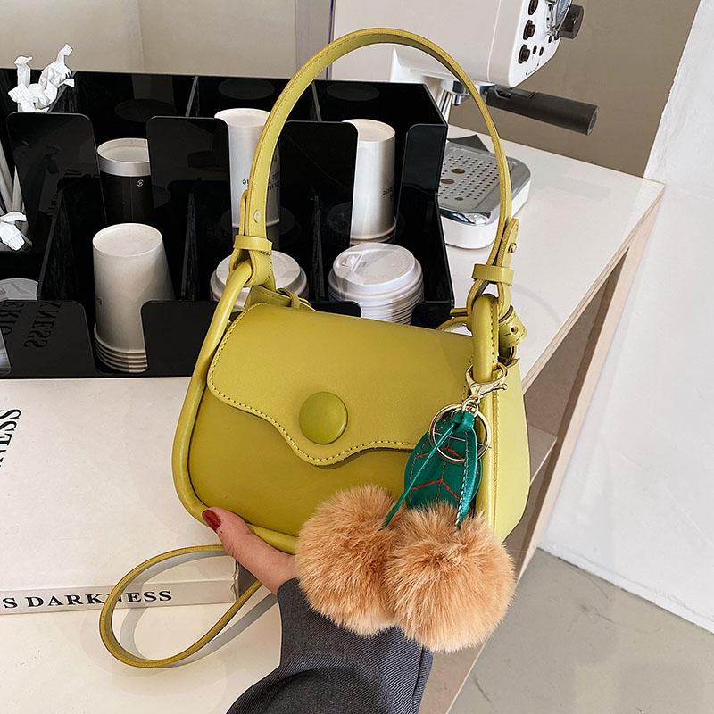 Mode Damenhandtasche  Neuer Trend Einfarbig Freizeit Damen Schulter Crossbody Tasche PU-Leder Textur Kleine Quadratische Tasche