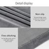 2PCS/Set Removable Armrest Cover Silver Fox Velvet Solid Color Elastic Dustproof Sofa Armrest Glove Stretchy Furniture Protector