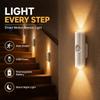 Rechargeable Motion Sensor Light Led 3/16 Colors Magnetic Wall Lamp Dim Automotic Night Light Motion Sensor Magnetic Night Light