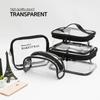 4-piece Set of Transparent Cosmetic Pouches