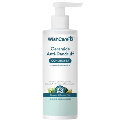 Condicionador Anticaspa WishCare Ceramida Sem Perfume para Cabelos Secos e Crespos 200 ml