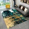 3D Geometric Illusion Area Rug Abstract Modern Carpet for Living Room Bedroom Kids Play Room Non-Slip Floor Mat