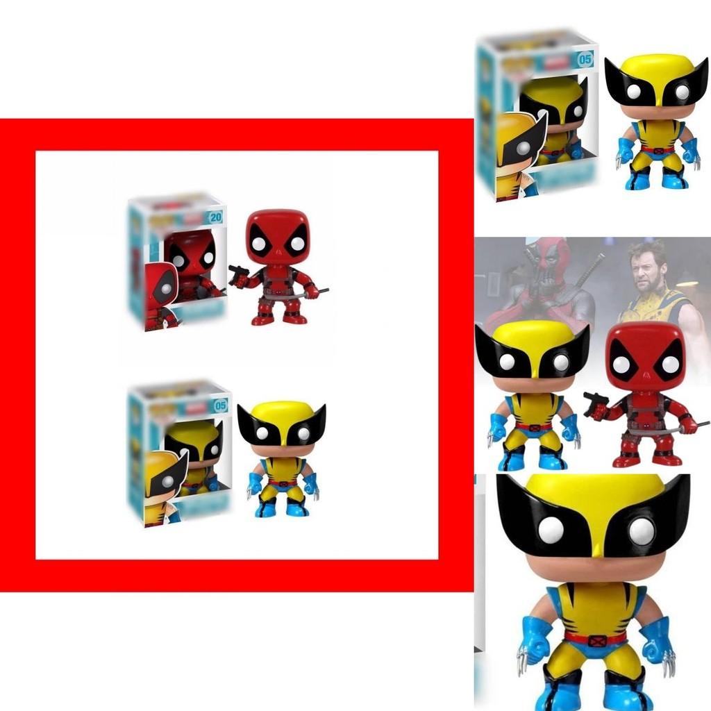 Wolverine 05 And Deadpool 20 Collectible Pvc Figure Set For Fans