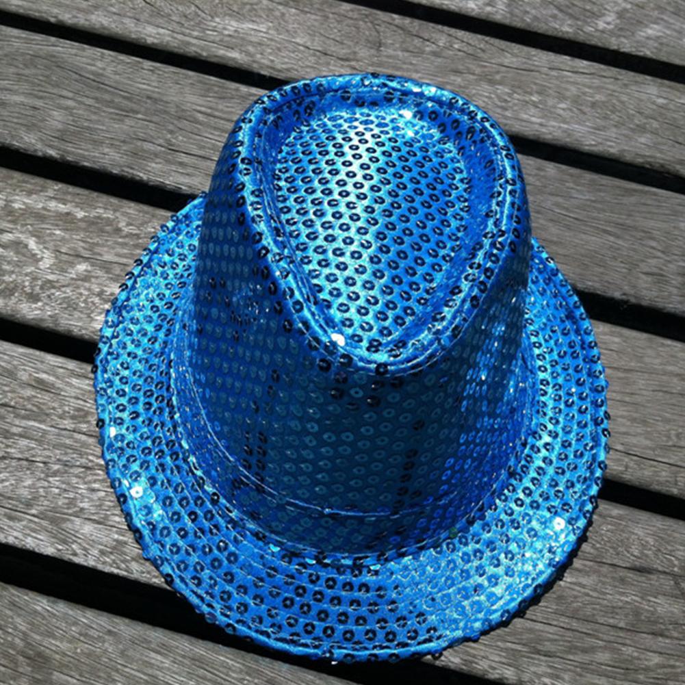 Children Jazz Top Hat Bright Color Sequined Show Hat