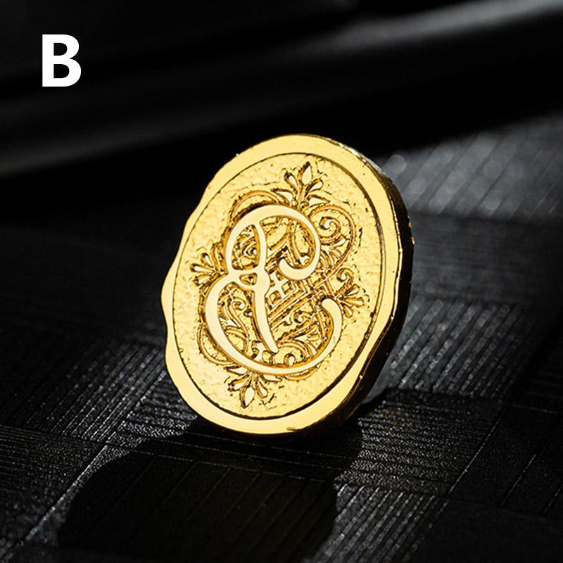 LetterA-Z Wax Seal Stamp DIY Sealing Wax Stamp Head for Scrapbooking Wedding Invitation Photo Album Dedicated Seal Stamp DIY