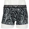 Emporio Armani ALL OVER PRINTED MICROFIBER Boxer Shorts, Front Closure, EU Size, Men's, Brand Name Underwear, Size S (EU Size), 54045350, 74. Violet