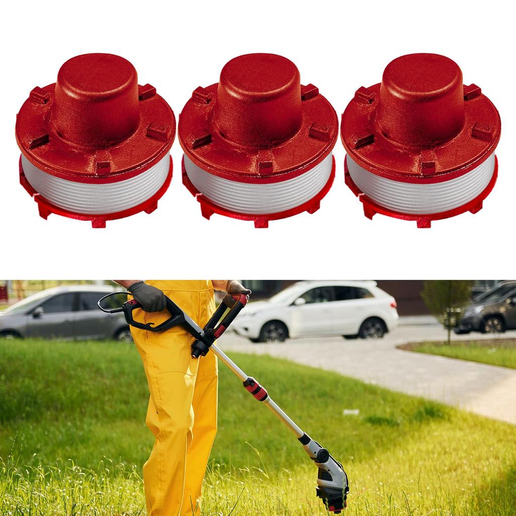 Mower Bump Spool Lawn Mower Spool Spare Parts Accessories Portable Practical 2 Lines Aluminum Cutter Head Garden Mower