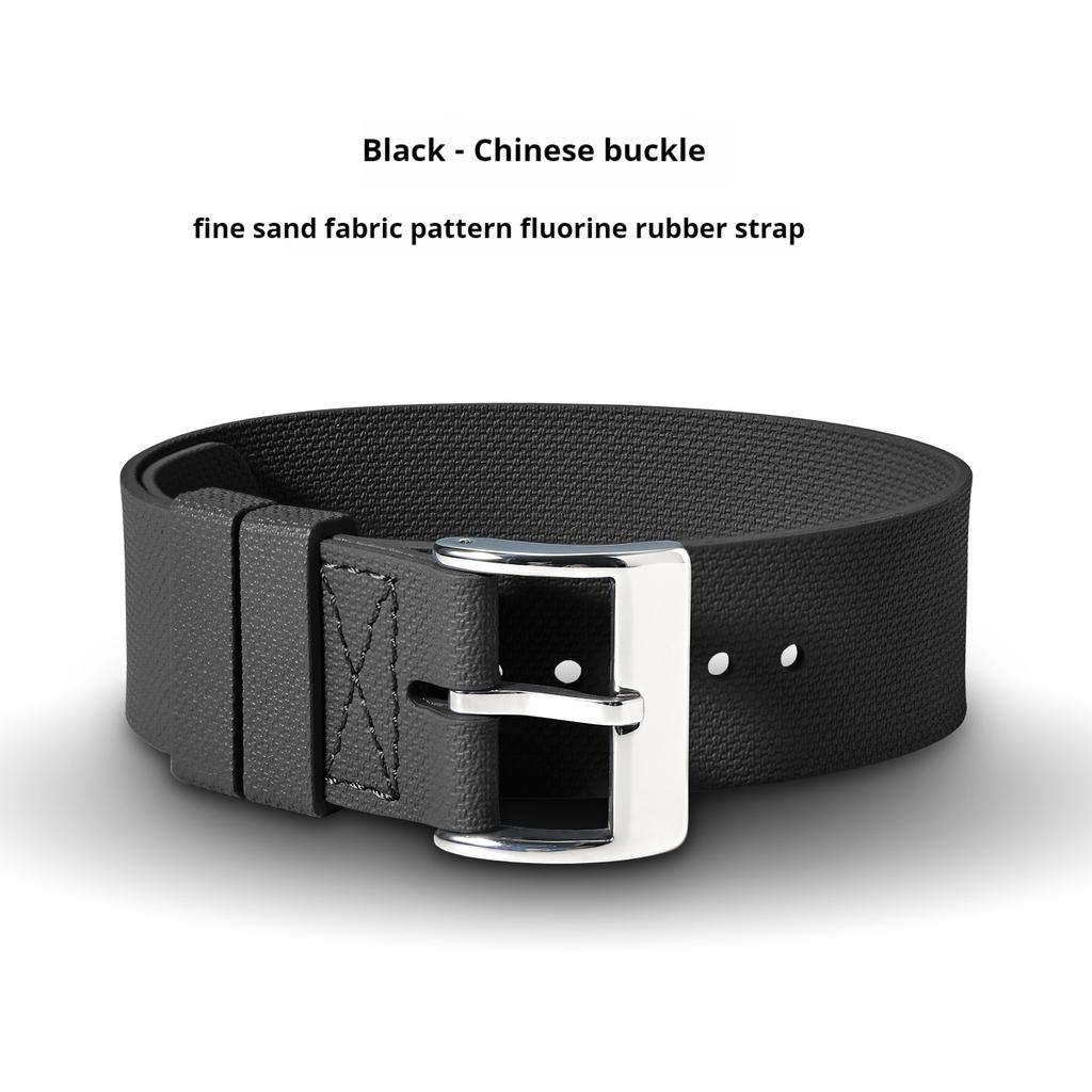 20mm 21mm 22mm FKM Universal Fluororubber Watch Strap For Tudor BlackBay Omega Seamaster IWC Longines Rolex Belt Watch Band