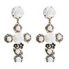 Baroco Style Crystal Ear Stud Aesthetic Flower Stud Earrings  Lolita Accessories