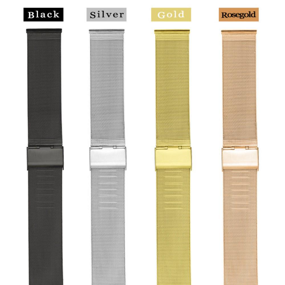 Milanese Mesh Watch Strap 0.4 Line, 304L Stainless Steel, Quick Release, Universal Fit