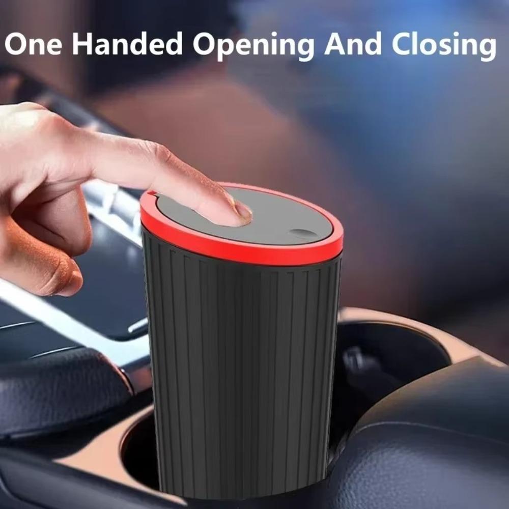 High Quality Portable Cup Holder Trash Can for Car Leak-Proof Waterproof Car Trash Bin Cup Holder Trash Can Car Interior
