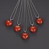 Heart Red Jasper Lucky Charm Necklace for Women [Koai]