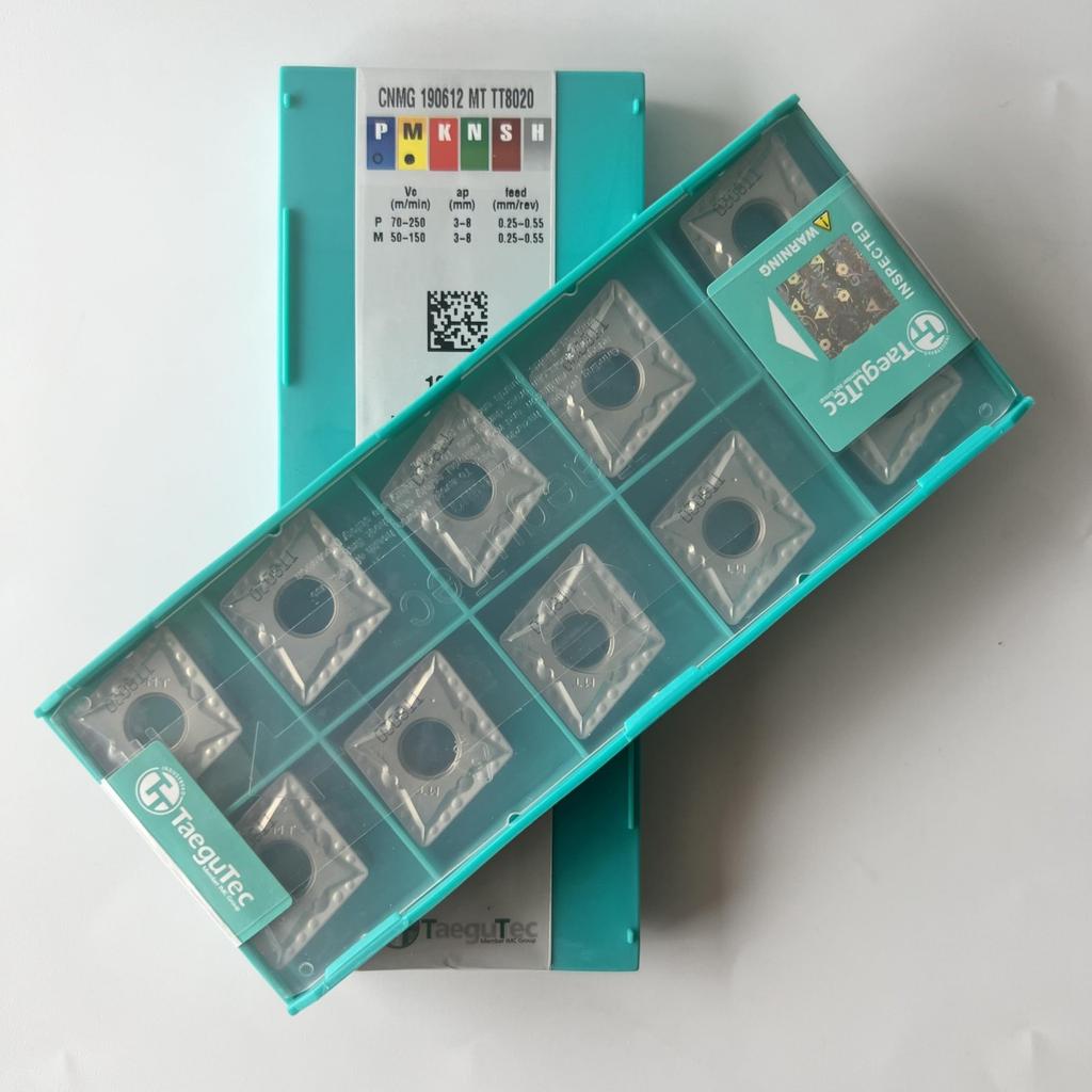 TaeguTec / CNMG190612MT TT8020 / Carbide CNC Blade 10 Pcs
