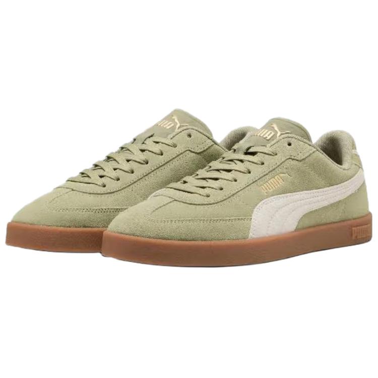 

New PUMA Club II Era Abrasion Resistant Low Top Skateboard Shoes Unisex Green 400717-24 37.5