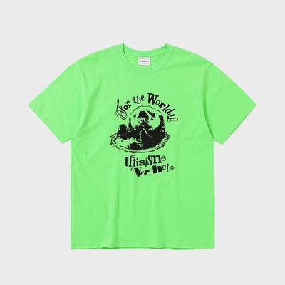 Ceci Est Jamais Cette Chemise Loutre Vert Clair