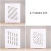 3Pcs Light and Shadow Boards Sturdy Multifunctional Easy To Use Accessories PVC for Food Make Up