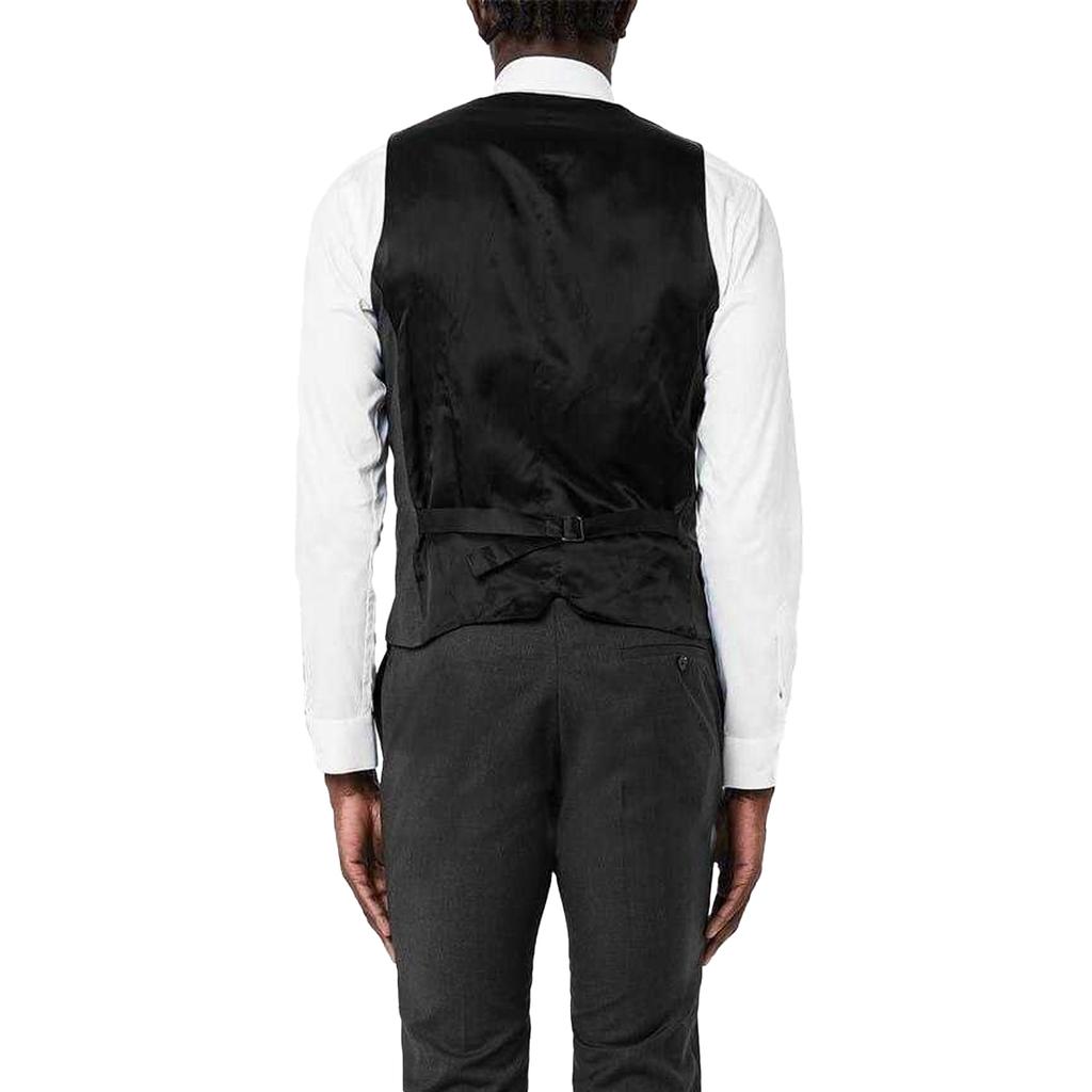 Without Prejudice Mens Italian Slim Waistcoat