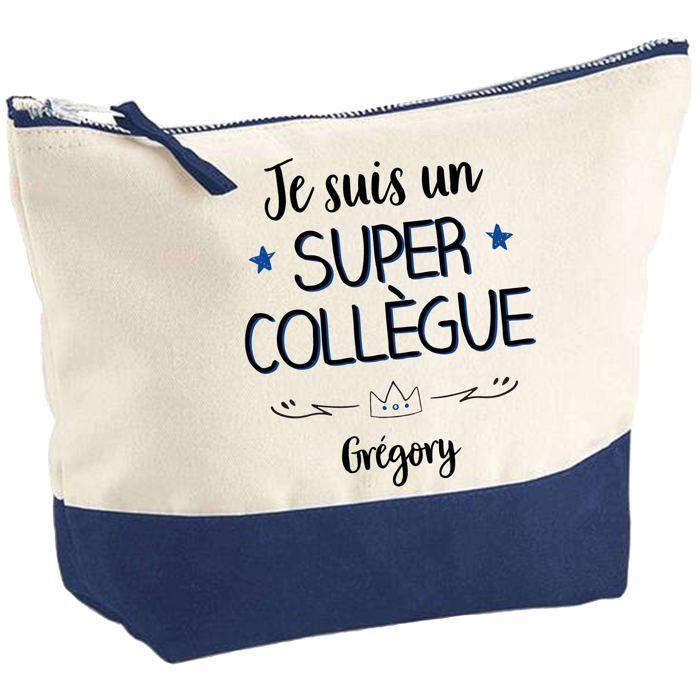 Trousse de maquillage - PLANETEE - Grégory Super Collègue - Grand format - Coton - Impression sublimation HD