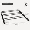 Carbon Steel Goblet Cup Hanger Easy Install Hanging Wine Glass Rack 27cm 34cm for Home Bar Kitchen Organization