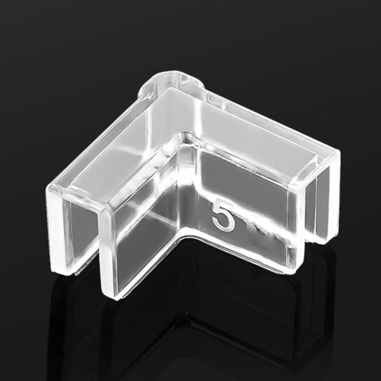 4Pcs Tank Corner Protectors Soft Easy To Use Thick Tight Fit Triangle Keep Safety PVC Transparent Design Fish Tank Protective Covers