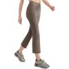 High-Waist Nude Yoga Flared Pants - Women's Summer Elastic Bodycon with Peach Hip Shaping