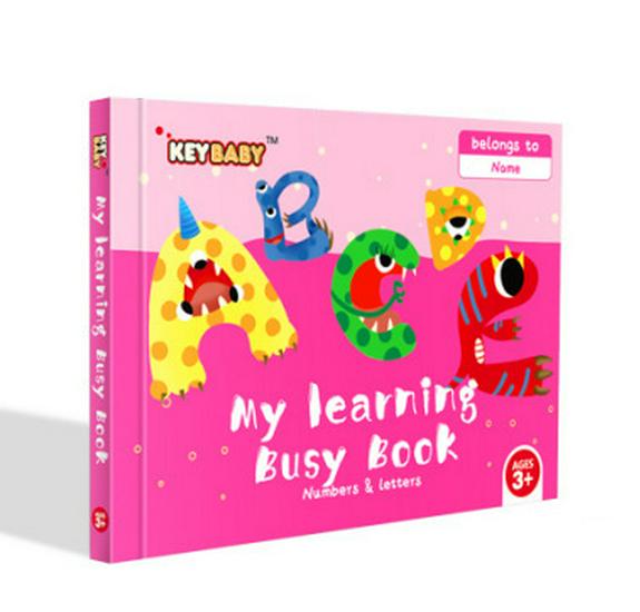 KeyBaby Quiet Book: Children s DIY Sticker Activity for Early Education and Enlightenment