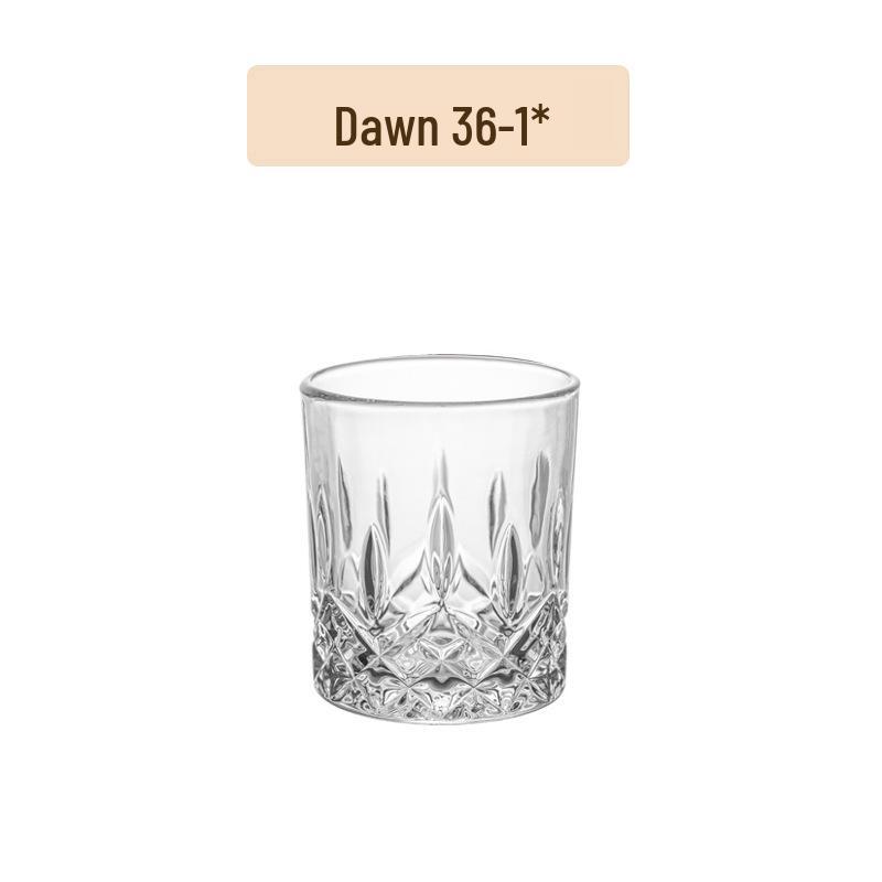 Green Apple Retro Crystal Glass Set – Wine, Whiskey, Beer, Liquor Glasses for Home Bar