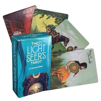 Karty Tarota Light Seer's English Visions Divination Edition Borad Playing Games Rekwizyty
