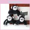 Plush Little Charming Monkey Keychain Soft Toy Black 12cm Gorilla