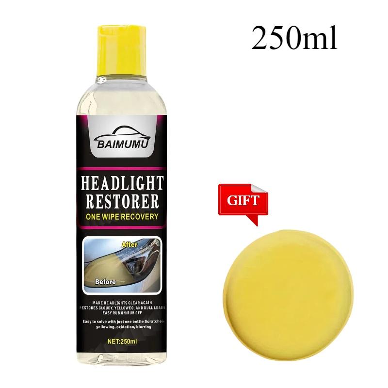 8.5Oz car headlight repair solution oxidized yellowing scratch blur refurbishment agent