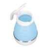 Foldable Travel Electric Silicone and Stainless Steel Rapid Boiling Foldable Electric Kettle Kettle, 0.6L (Blue)