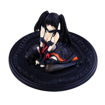 Anime Date A Live Tokisaki Kurumi Action Figure Model Sexy Girl Sitting Statue Collection Toy Figma Desktop Decoration Kid Gifts