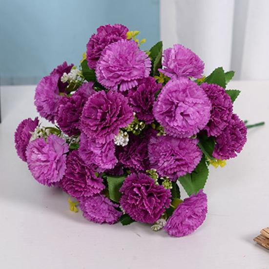 1Pc Easy To Maintain Fake Flower Anti-fall Plastic Photography Props Artificial Plant