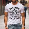 Men's Classic T-shirt Summer T-shirt Women's Casual Short Sleeve Round Neck Top