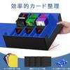 Mlikero Deck Large Holds 2400 Magnetic Trading Card Storage Includes 10 Dividers and 4 Foam Compatible with Duel and Other Card Games and Case,