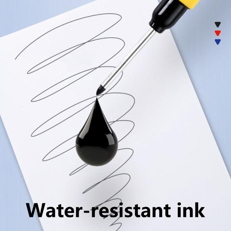Deep Hole Marker Pen 33mm Deep Reach Marker Oil-Based Carpenter Marker Waterproof Marking Pen for Home Decoration