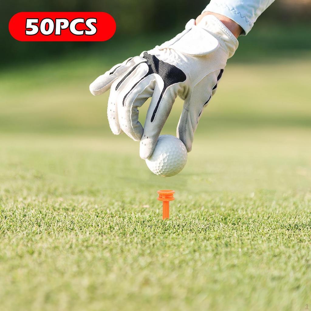 50 Pieces Golf Tees Ball Holder Exercise Accessories Hitting Equipment Golfing Practicing