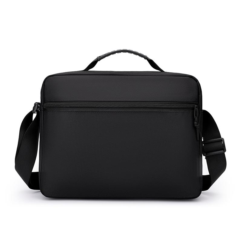Men's Large Capacity Waterproof Shoulder Bag – Wear-Resistant Crossbody Messenger with Multi-Pockets for Business
