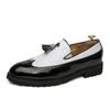 Fashion Leather Black Mens Casual Shoes Breathable Shoes Oxford Office Shoes For Men Luxury Dress Shoes Slipon Wedding Shoes For Men