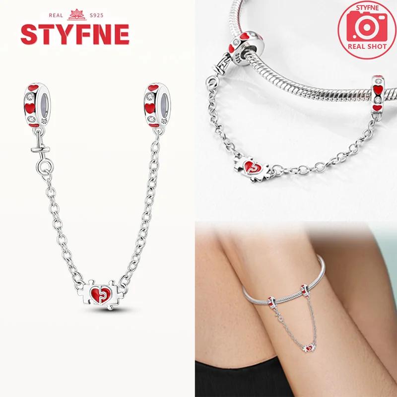 Exquisite Original Couple Love Boy&Girl Dangle Charms Heart Beads Copper Bracelet For Women Diy Jewelry Gift Charms Beads