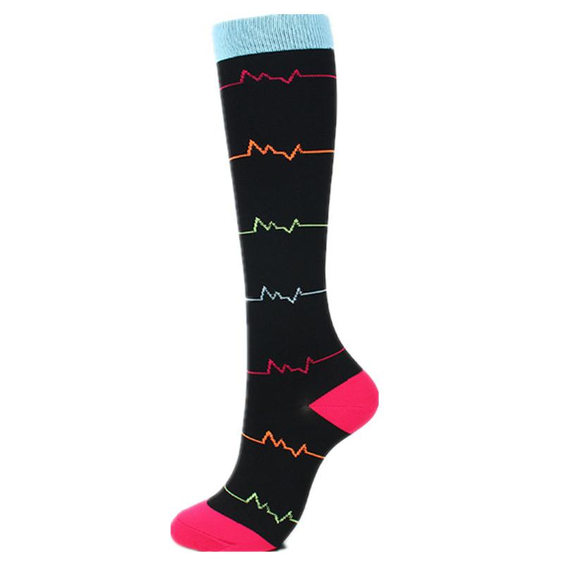 New Arrival Compression Socks Funny Fox Cat Shark Animal Prints Socks Unisex Outdoor Running Cycling Long Pressure Stockings