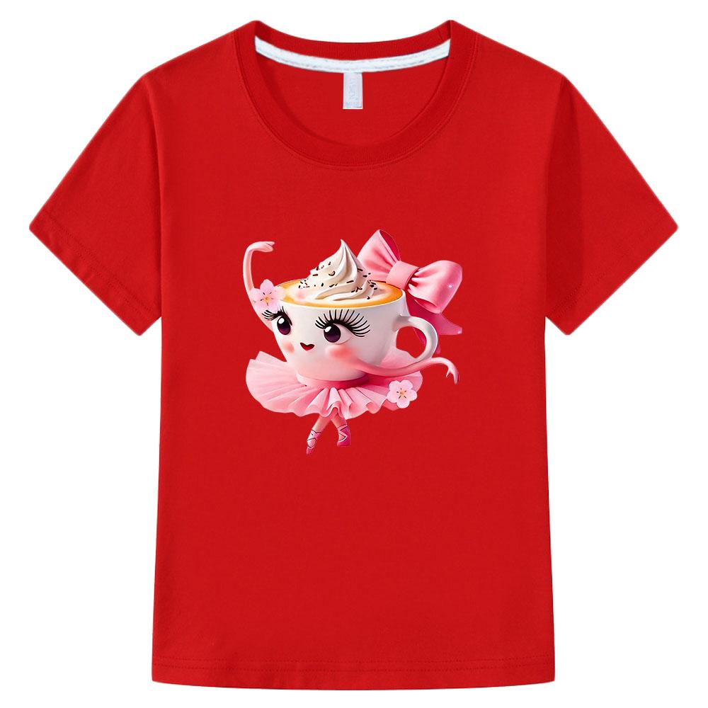 

Italian Brainrot Animals Children T-shirt Girls Fashion Print Short Sleeve Cartoon Tops Cute 100%Cotton Kids Tees Summer Clothing Funny Anime T-shirt 100 красный