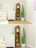 1:12 Miniature European Style Mantel Clock with Pendulum - Retro Dollhouse Room Decor