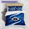 Hamburger SV Football Printed 3 Pieces Bedding Set, Comfortable Skin Friendly Bedroom Duvet Cover Set