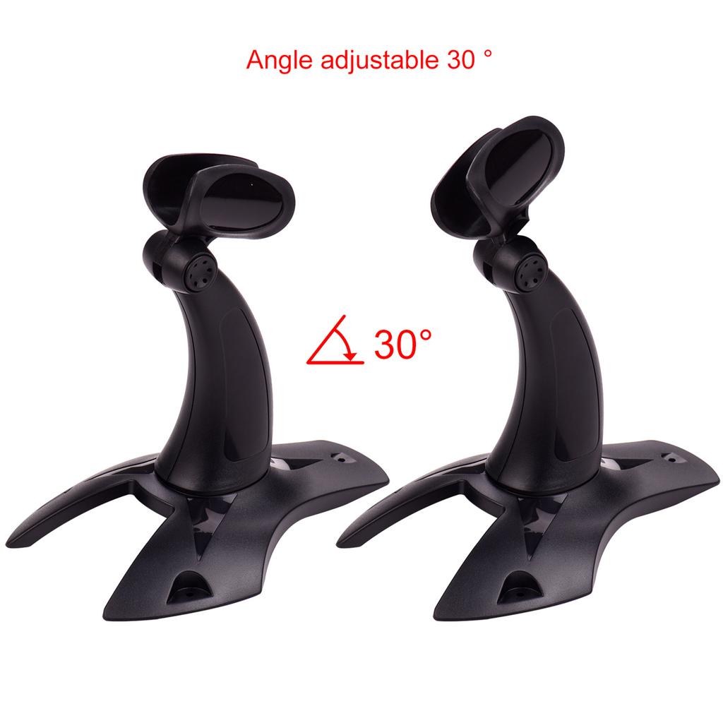 Bracket Stand Holder with Large Base -Stable Detachable Compatible for All Kinds Handheld Bar Scanner Reader