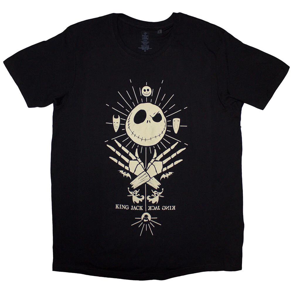 The Nightmare Before Christmas Unisex T-Shirt: King Jack (Large) 4XL